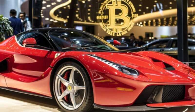 Ferrari осуществила первую продажу автомобиля за биткоины